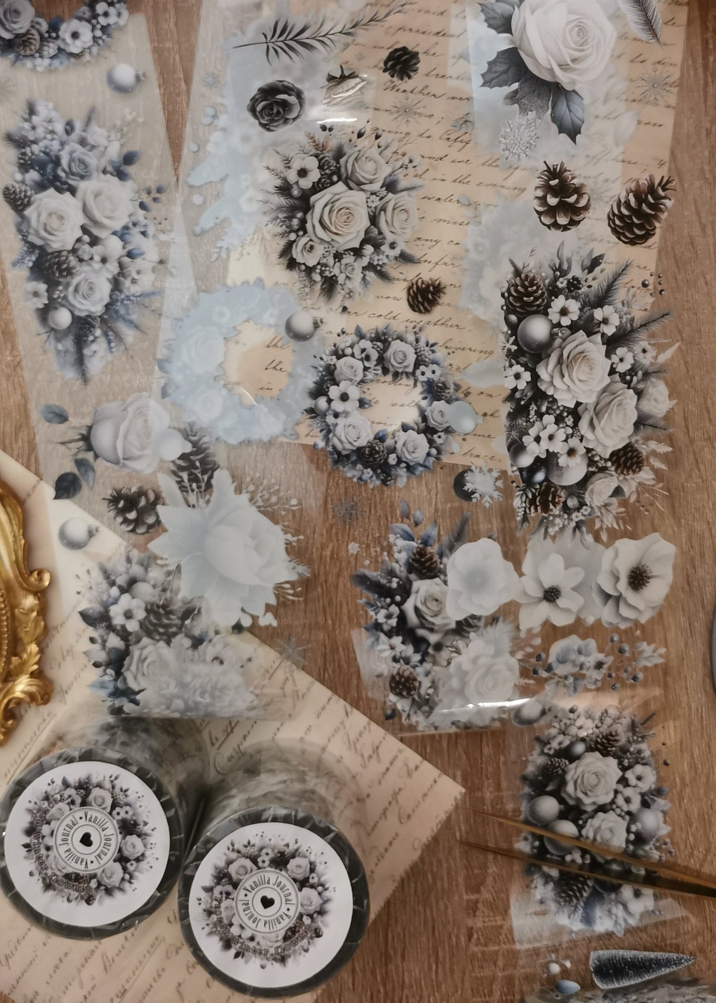 Frozen Winter Flowers