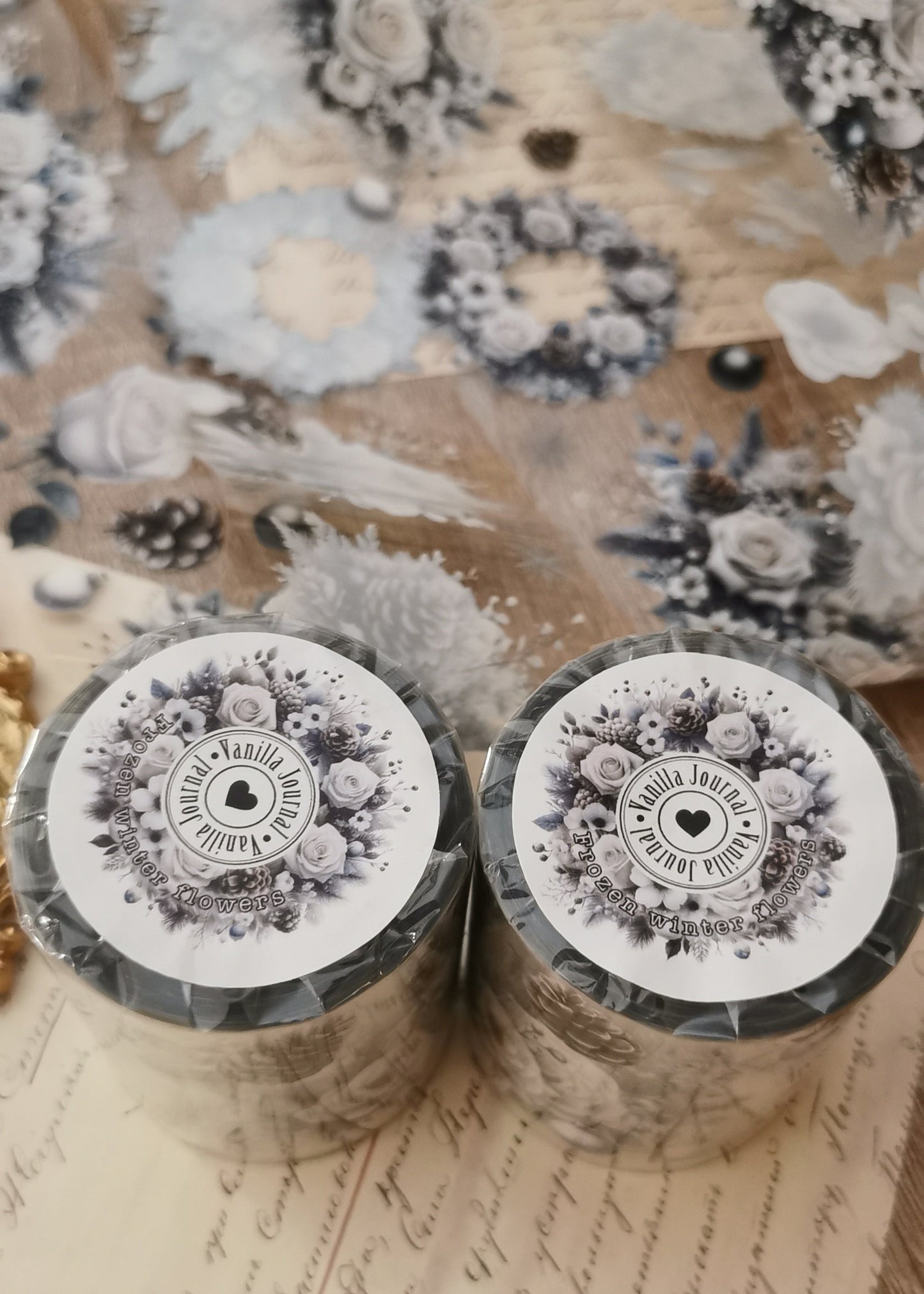 Frozen Winter Flowers