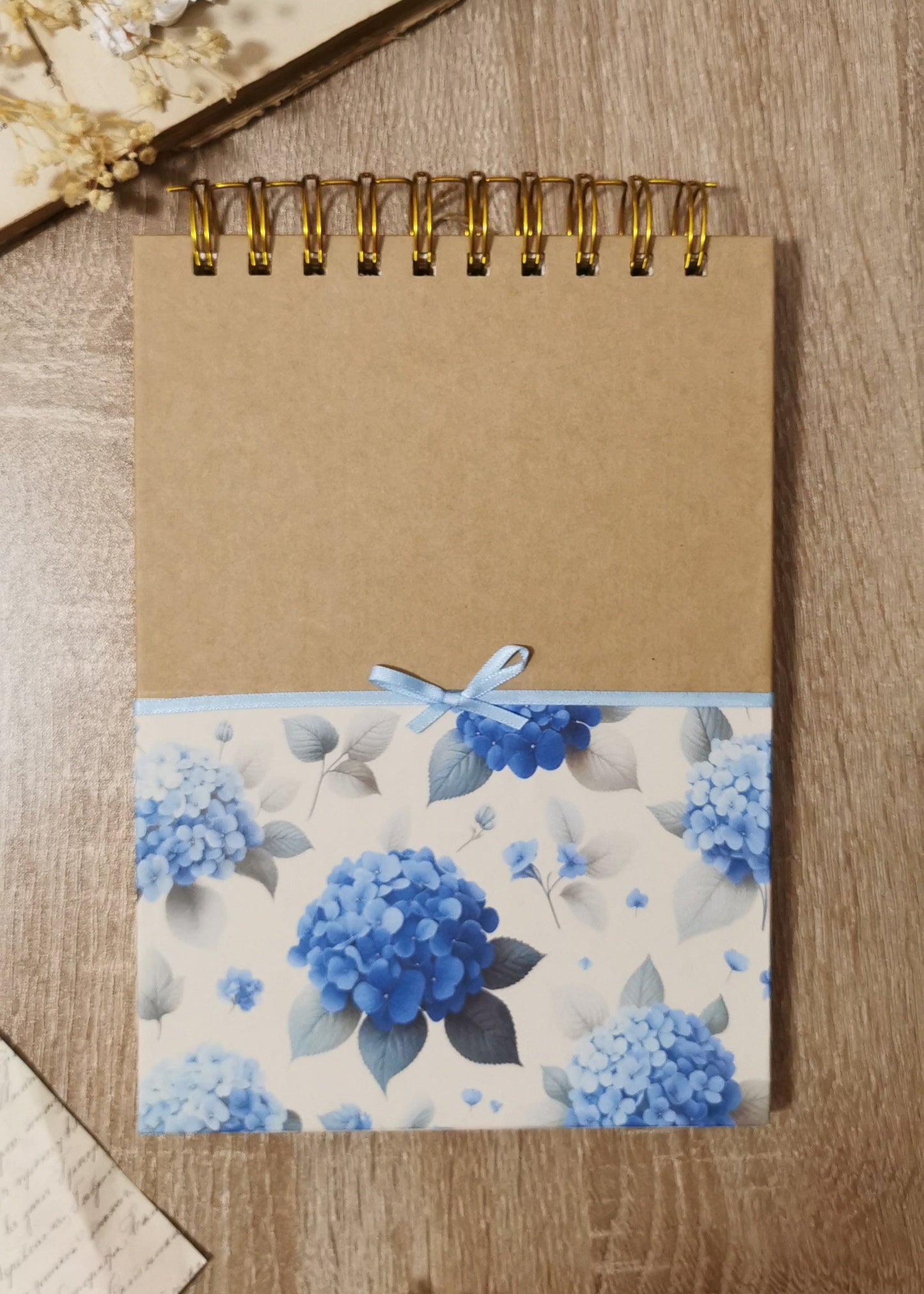 A5 Spiral Journal "Hydrangea"