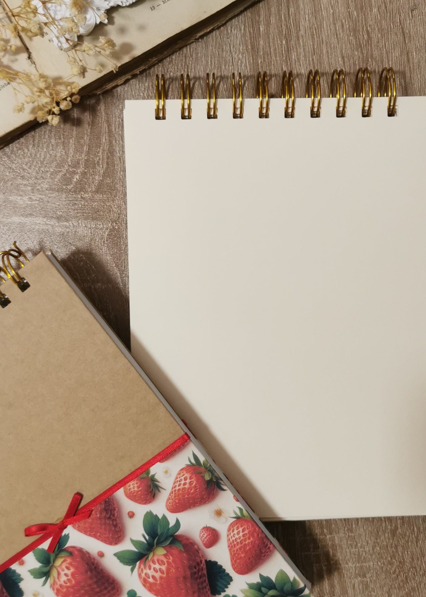 A5 Spiral Journal "Strawberries"