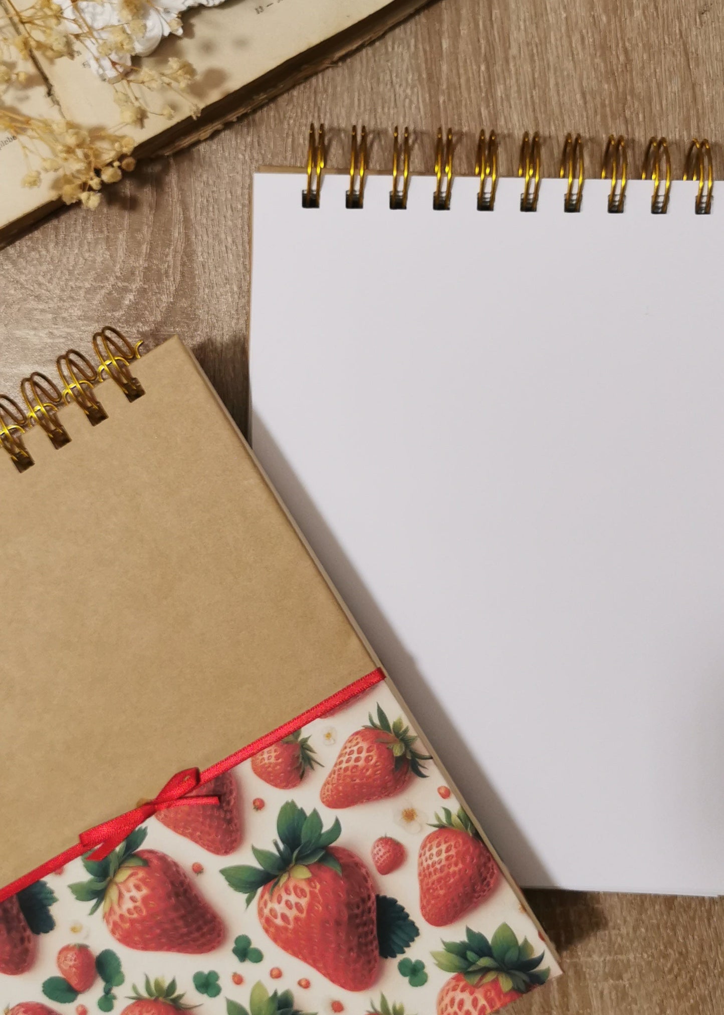 A5 Spiral Journal "Strawberries"