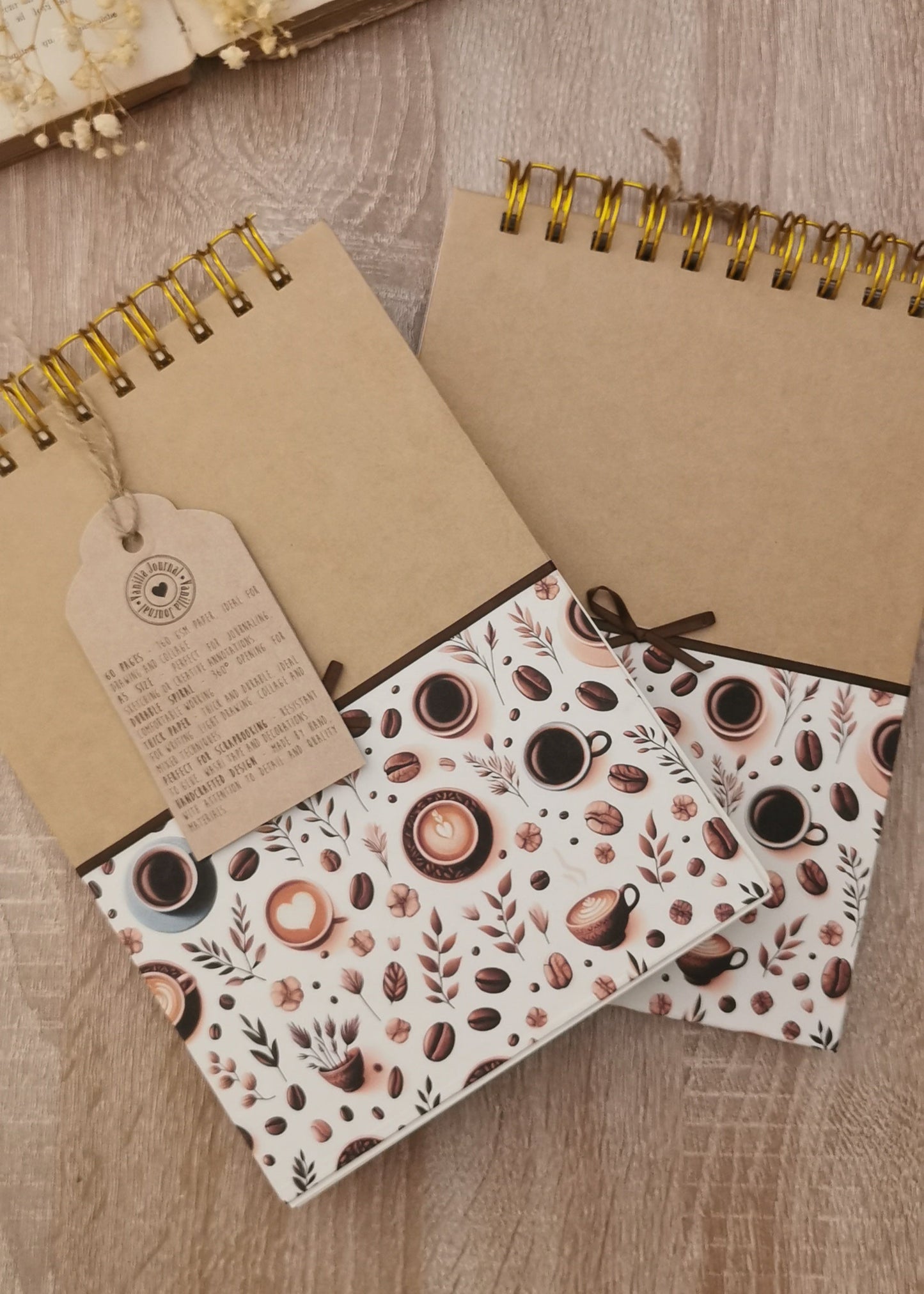 A5 Spiral Journal "Coffee"