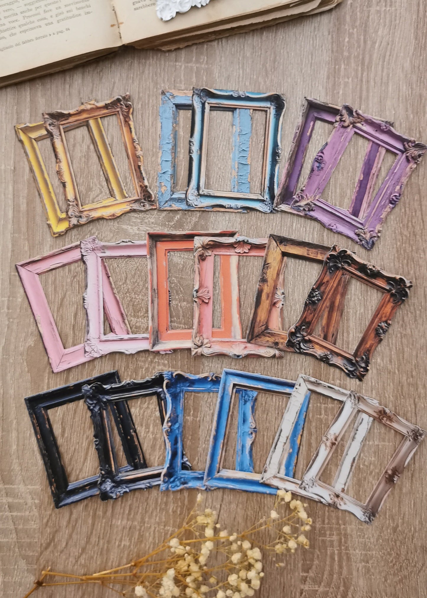 Shabby Colorful Frames