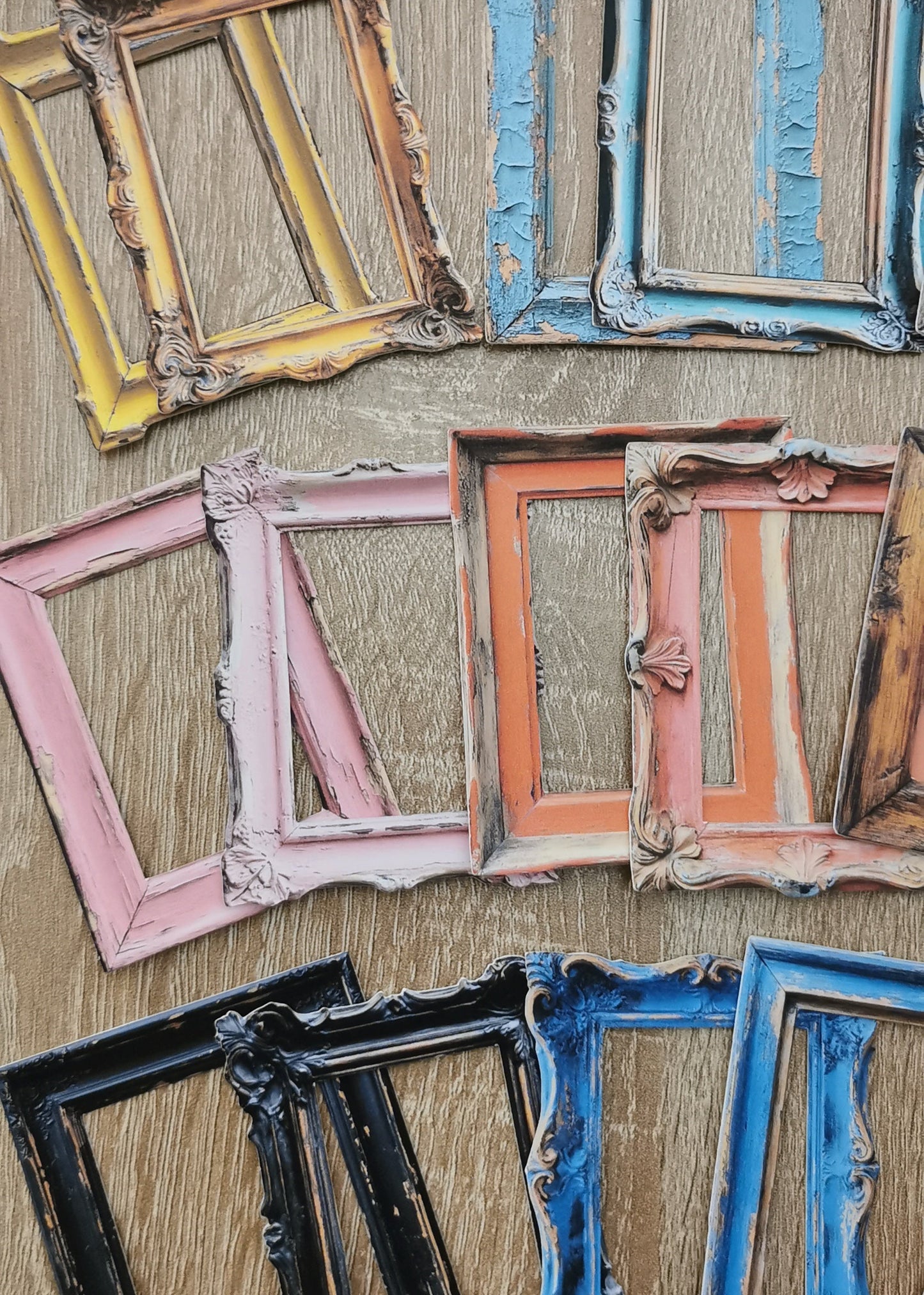 Shabby Colorful Frames