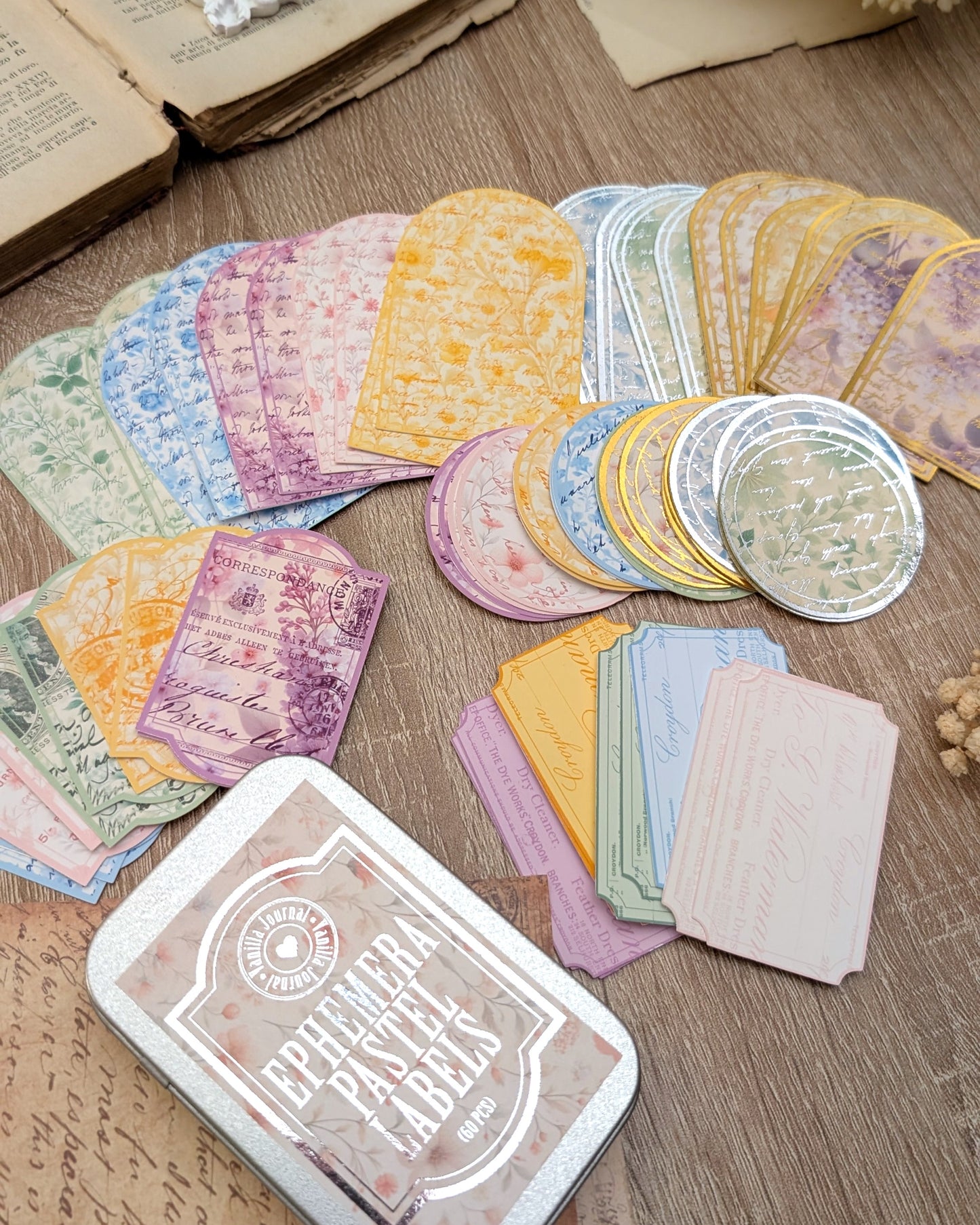 Ephemera Pastel Labels