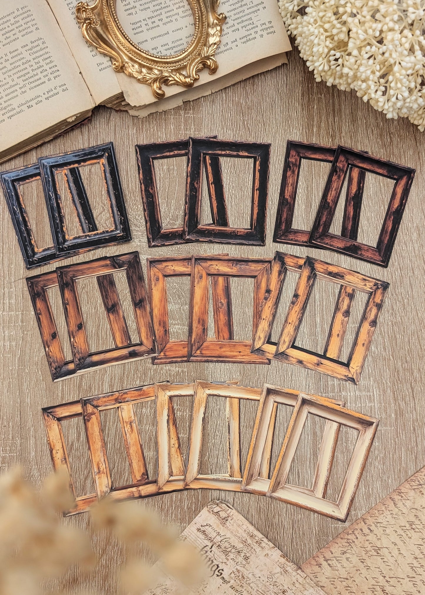 Wooden Frame Shades