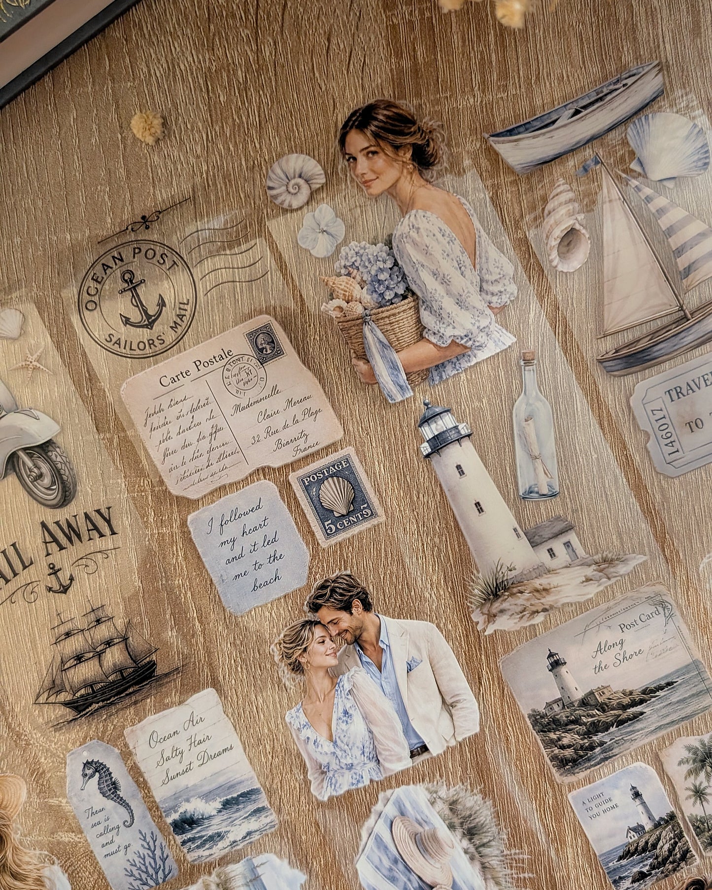 Postcards From The Coast | 3D Crystalink Clear PET Tape