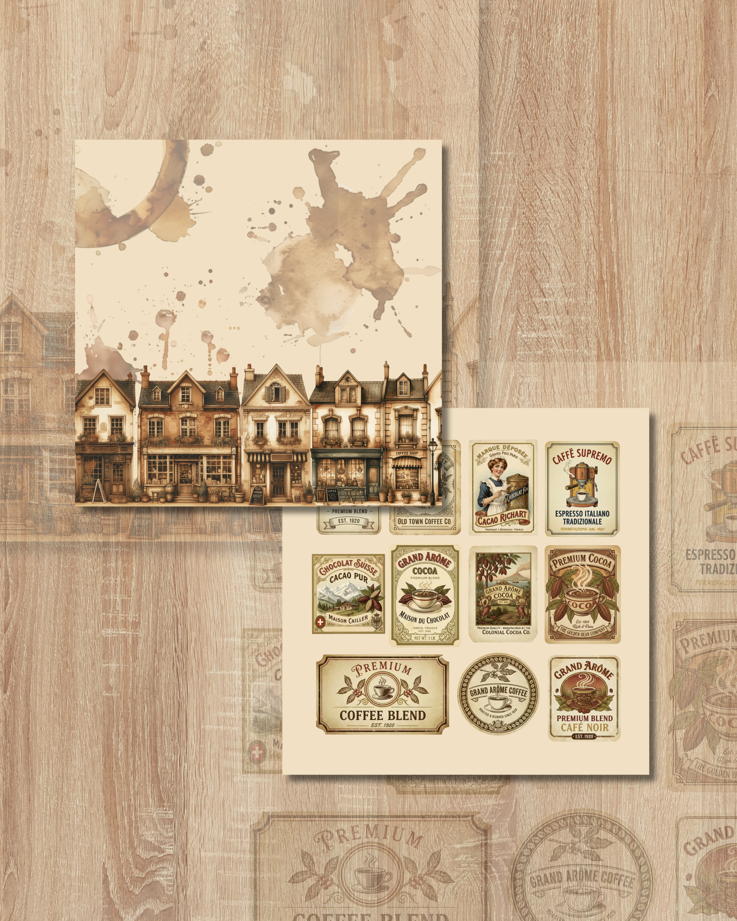 Roasted Memories – Vintage Coffee Paper Book