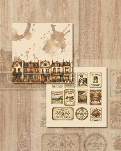 Roasted Memories – Vintage Coffee Paper Book