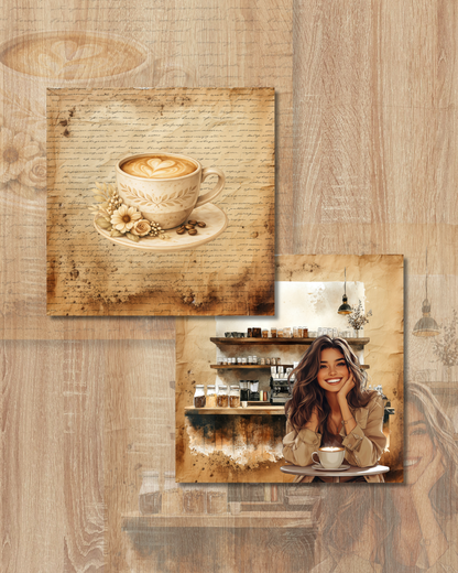Roasted Memories – Vintage Coffee Paper Book