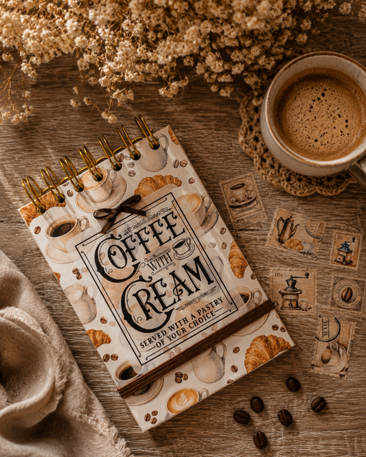 Coffe & Cream A6 Journal