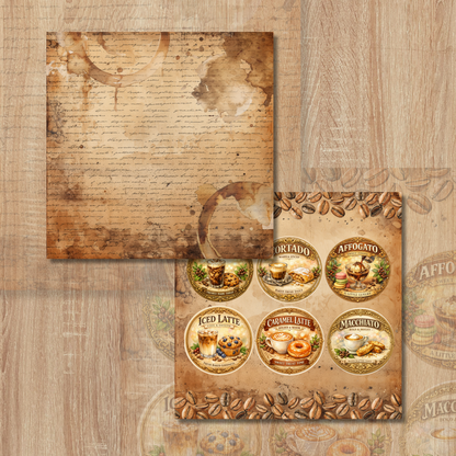 Roasted Memories – Vintage Coffee Paper Book