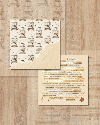 Roasted Memories – Vintage Coffee Paper Book