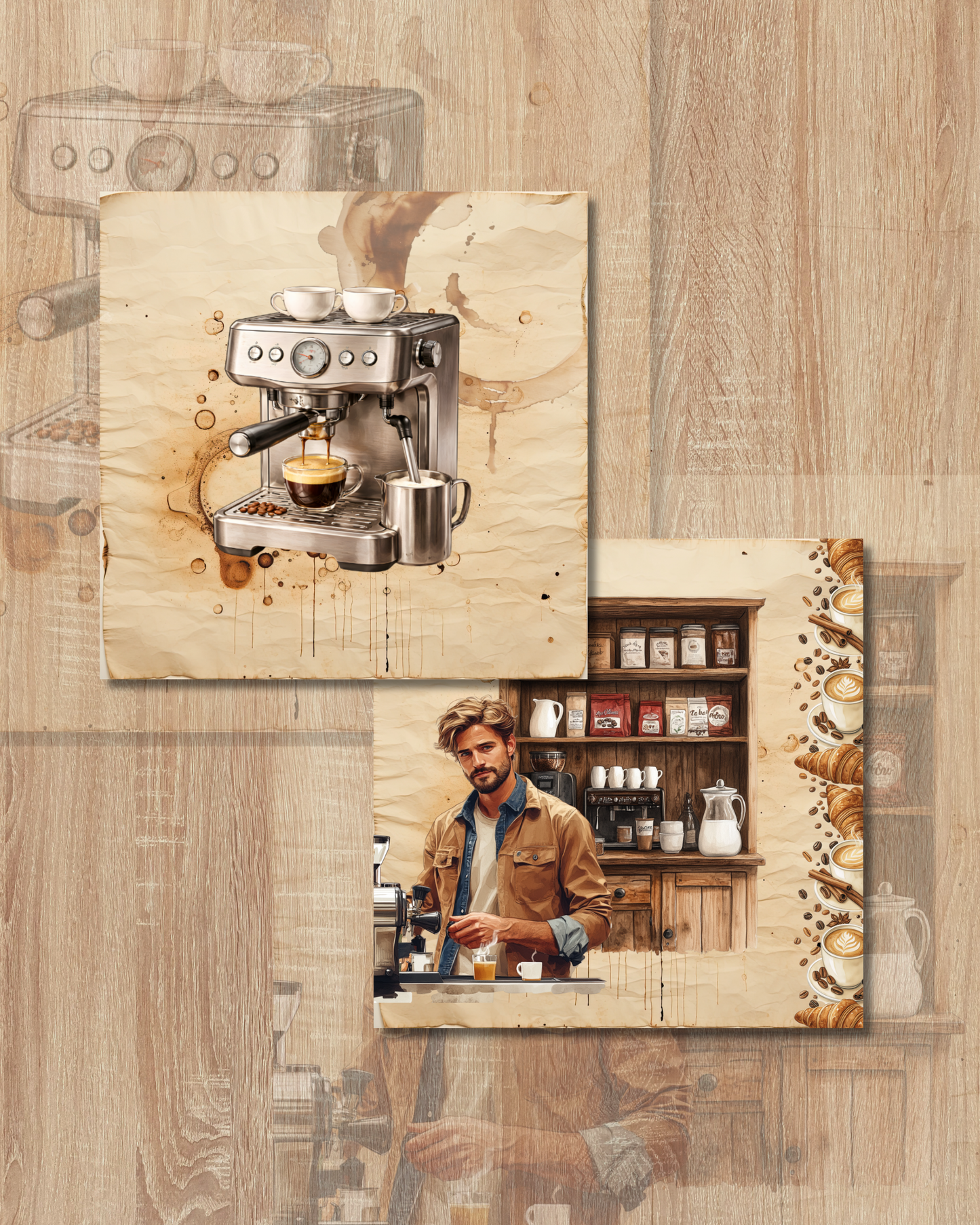 Roasted Memories – Vintage Coffee Paper Book