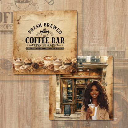 Roasted Memories – Vintage Coffee Paper Book