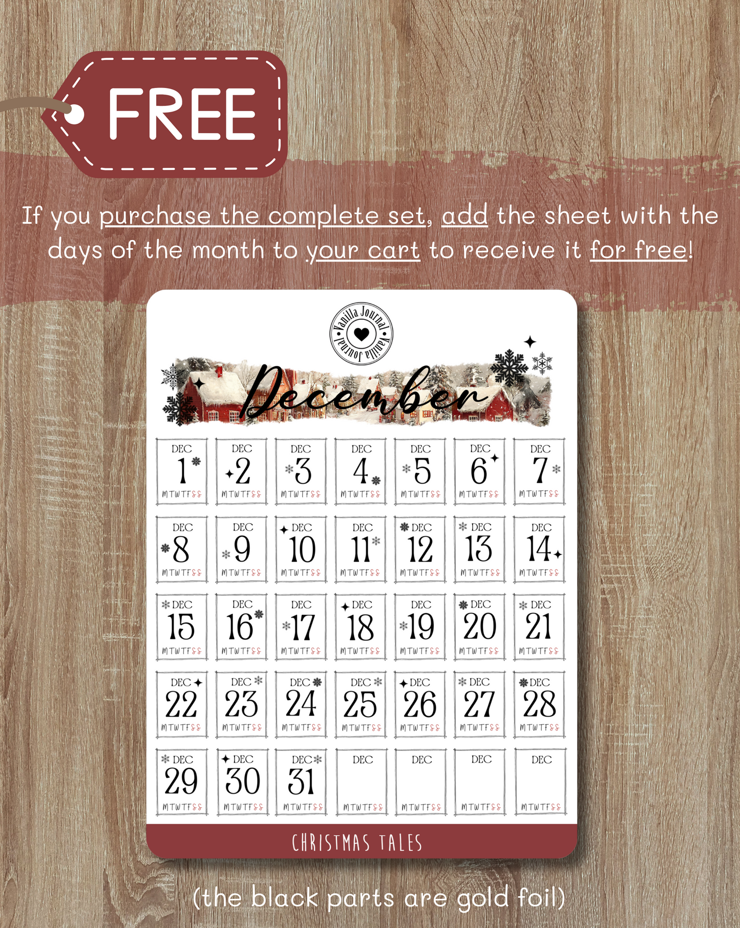 Christmas Tales Sticker Sheets