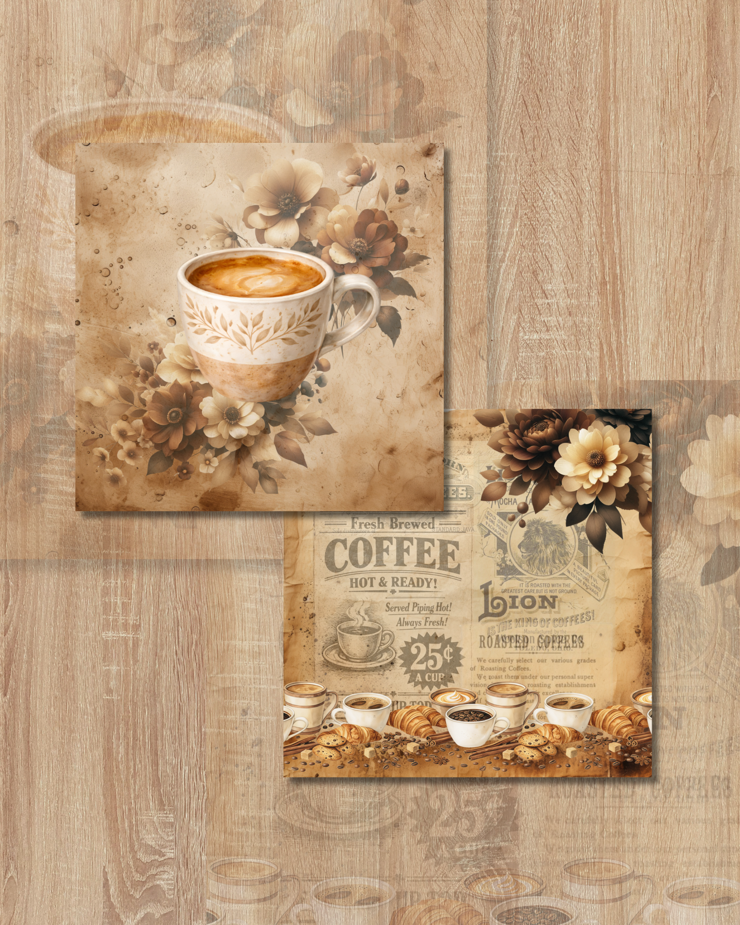 Roasted Memories – Vintage Coffee Paper Book