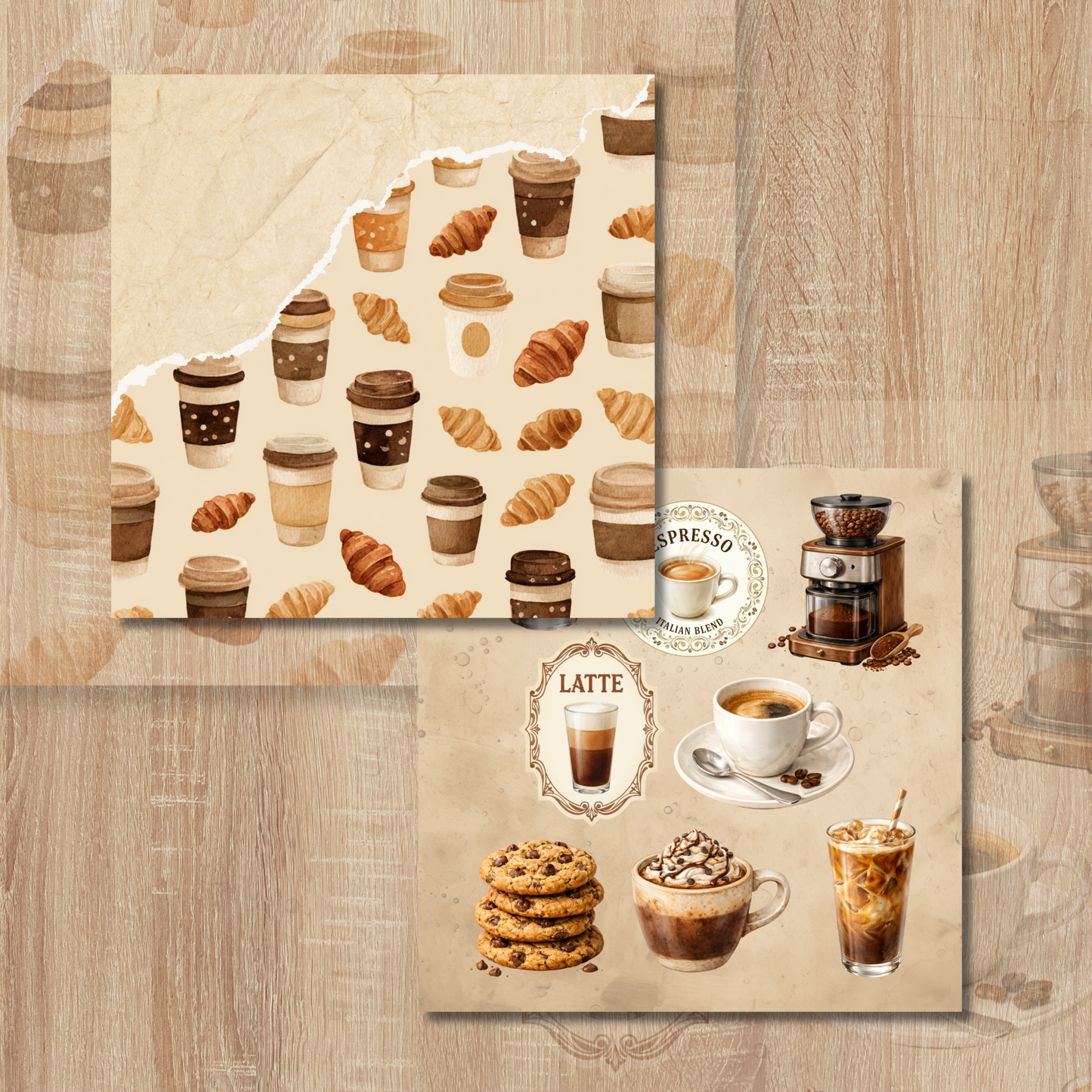 Roasted Memories – Vintage Coffee Paper Book