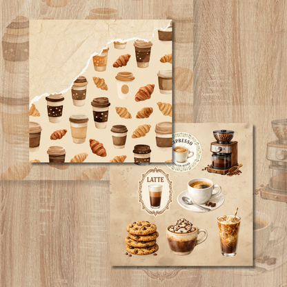 Roasted Memories – Vintage Coffee Paper Book