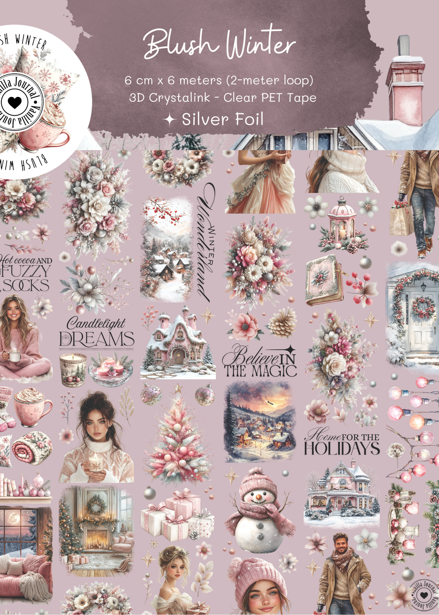Blush Winter (Silver Foil)