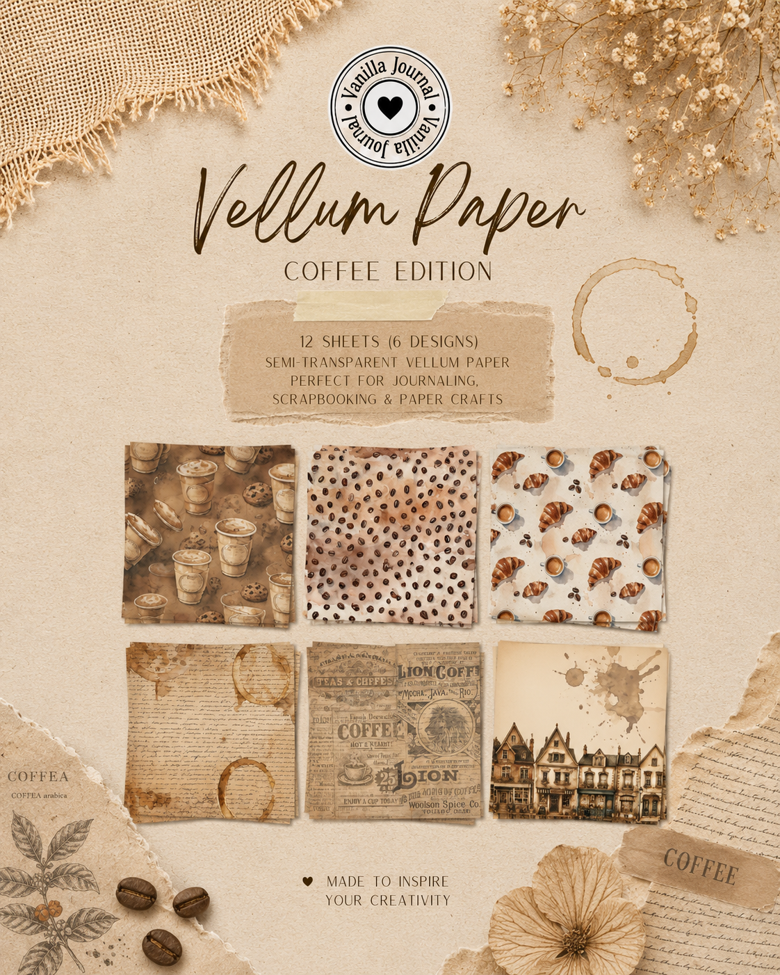 Coffee Edition Vellum Paper