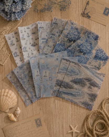Coastal Vibes – Vellum Paper Set 🌊