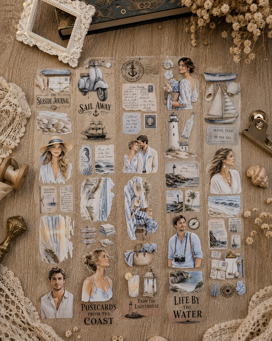 Postcards From The Coast | 3D Crystalink Clear PET Tape