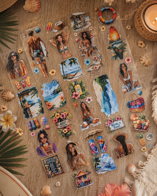 Sun Of Hawaii | 3D Crystalink Clear PET Tape
