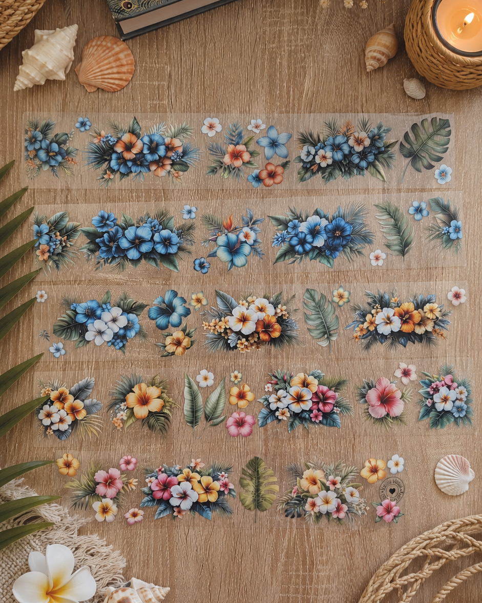 Hawaiian Breeze | 3D Crystalink Clear PET Tape