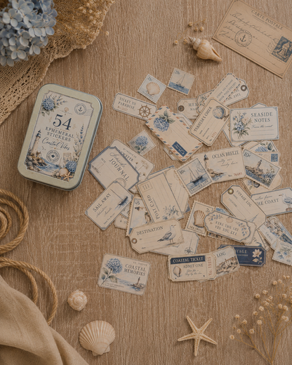 Coastal Vibes | Ephemeral Sticker Pack
