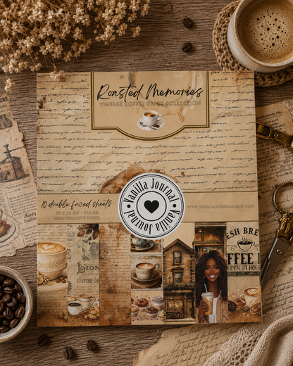 Roasted Memories – Vintage Coffee Paper Book