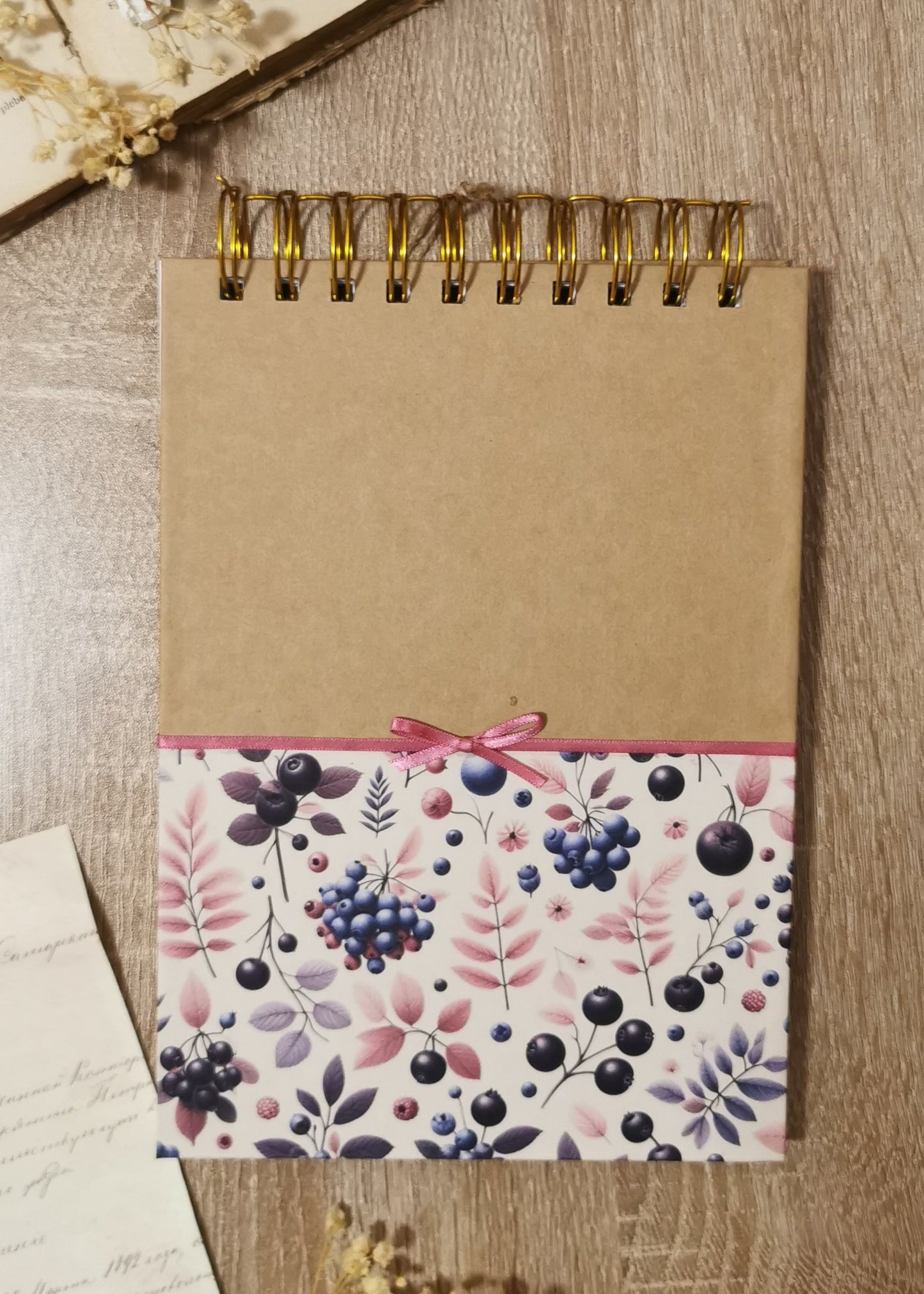A5 Spiral Journal "Berries"