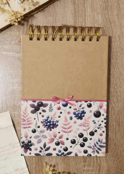 A5 Spiral Journal "Berries"