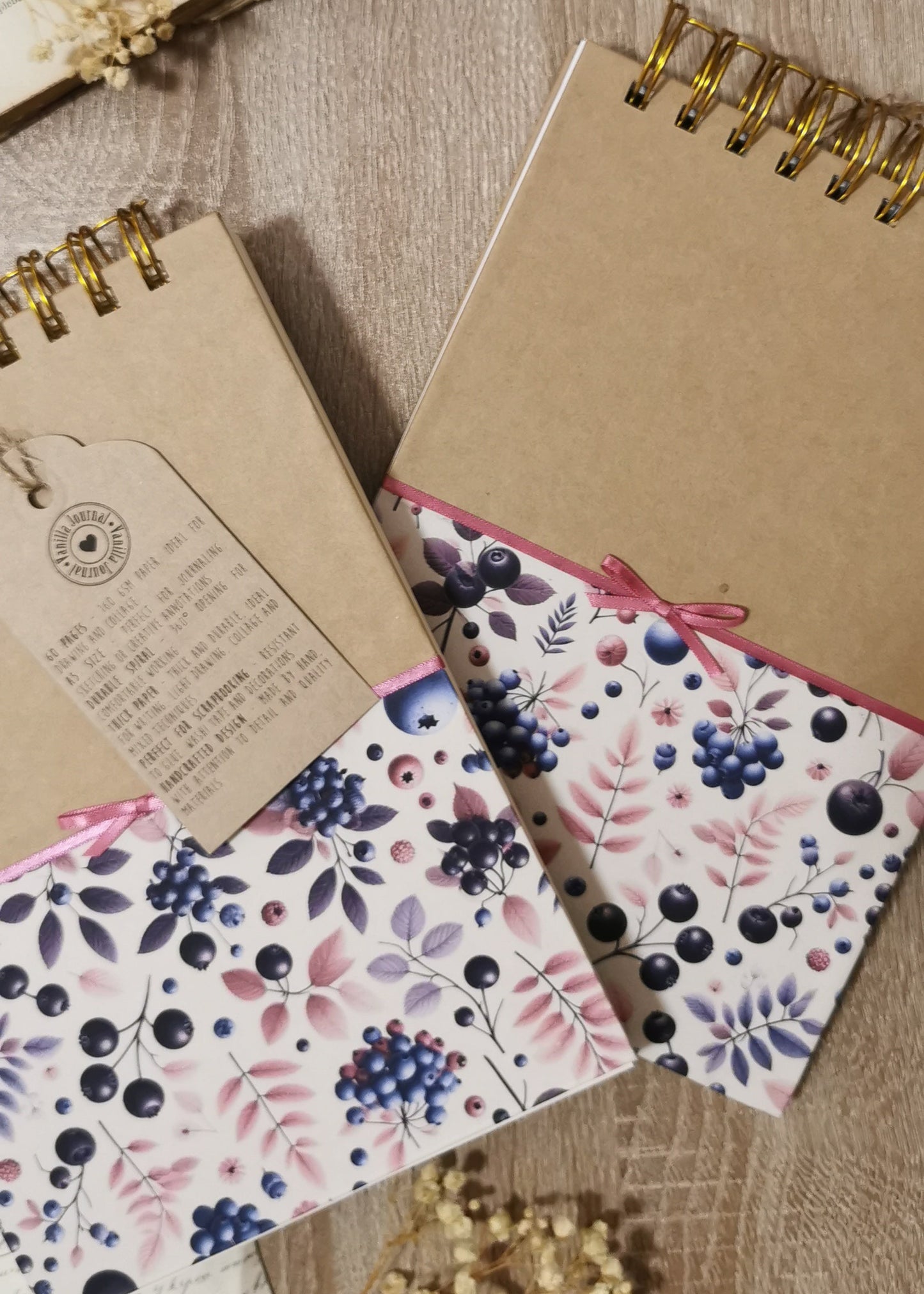 A5 Spiral Journal "Berries"