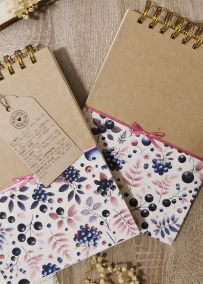A5 Spiral Journal "Berries"