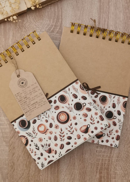 A5 Spiral Journal "Coffee"