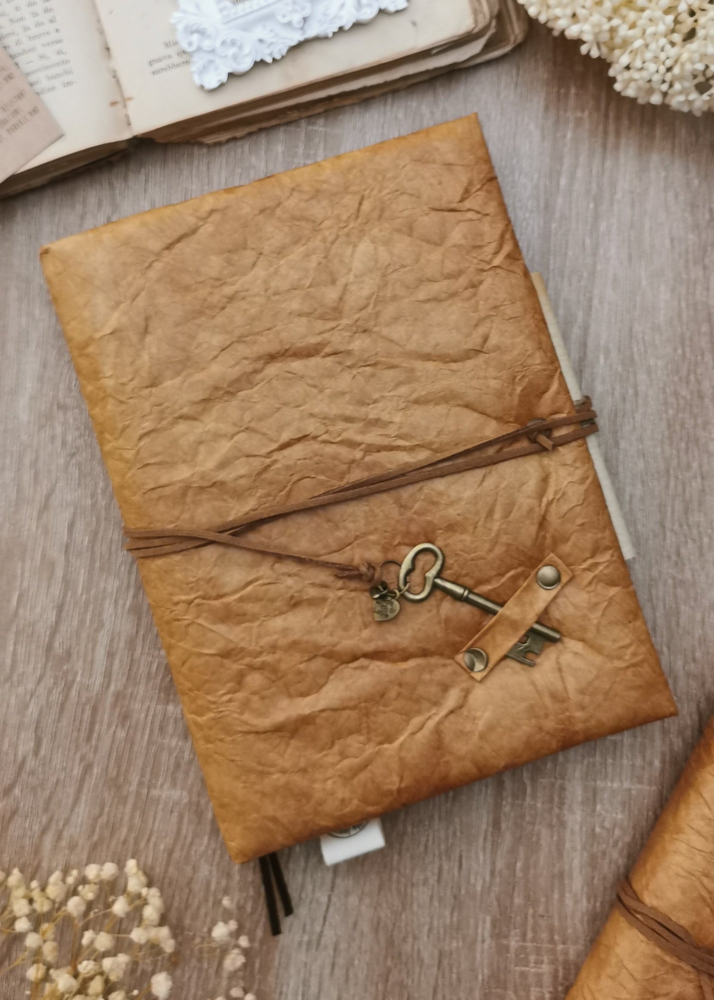 A5 Vintage Tyvek Journal