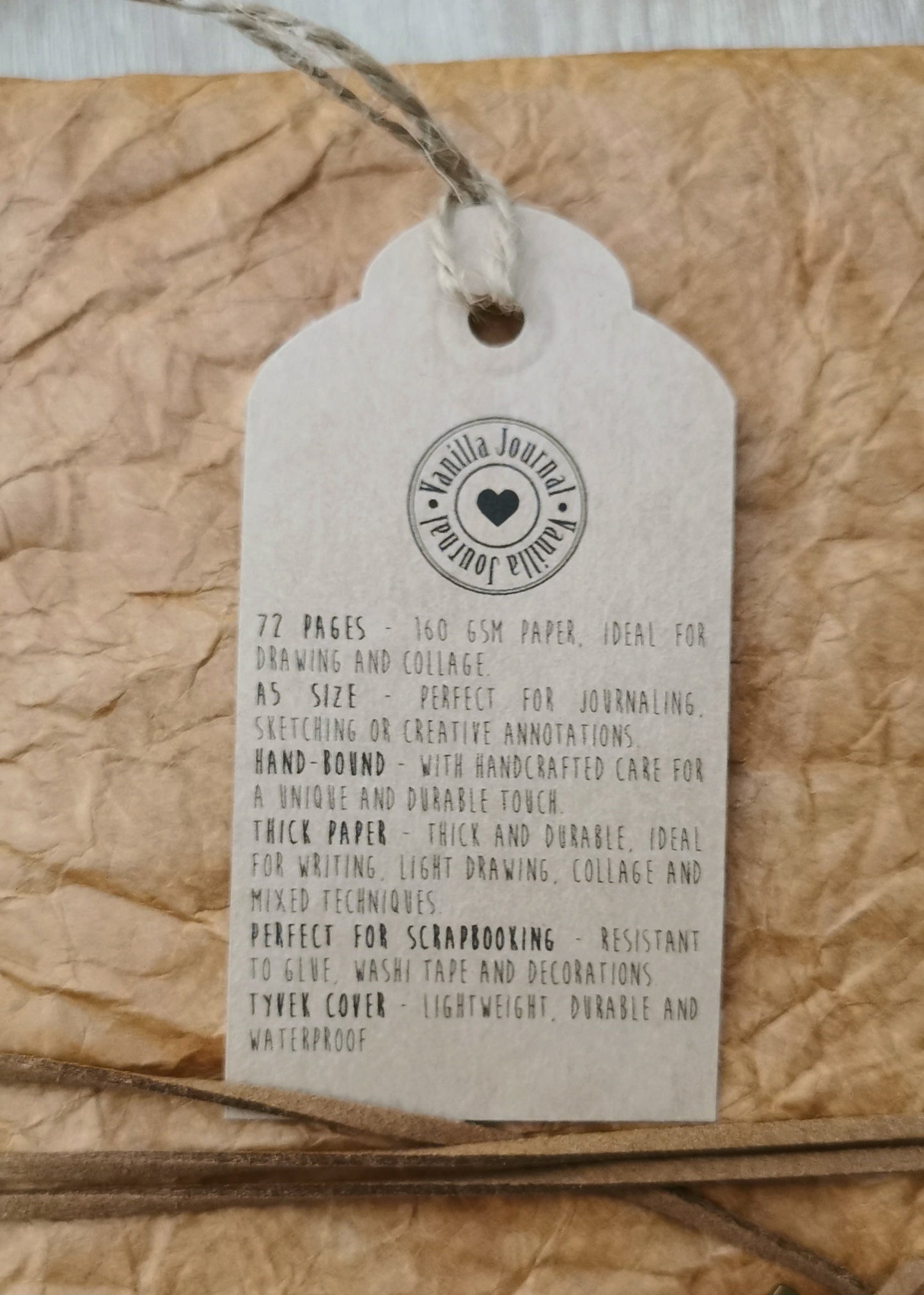 A5 Vintage Tyvek Journal