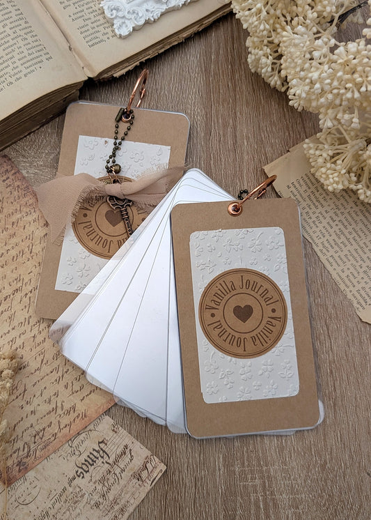 Rectangular journal with transparent pages