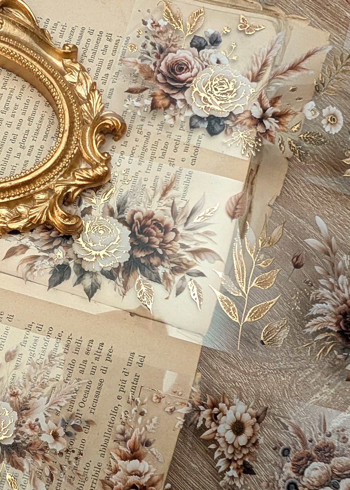Warm Sunrise (gold foil)