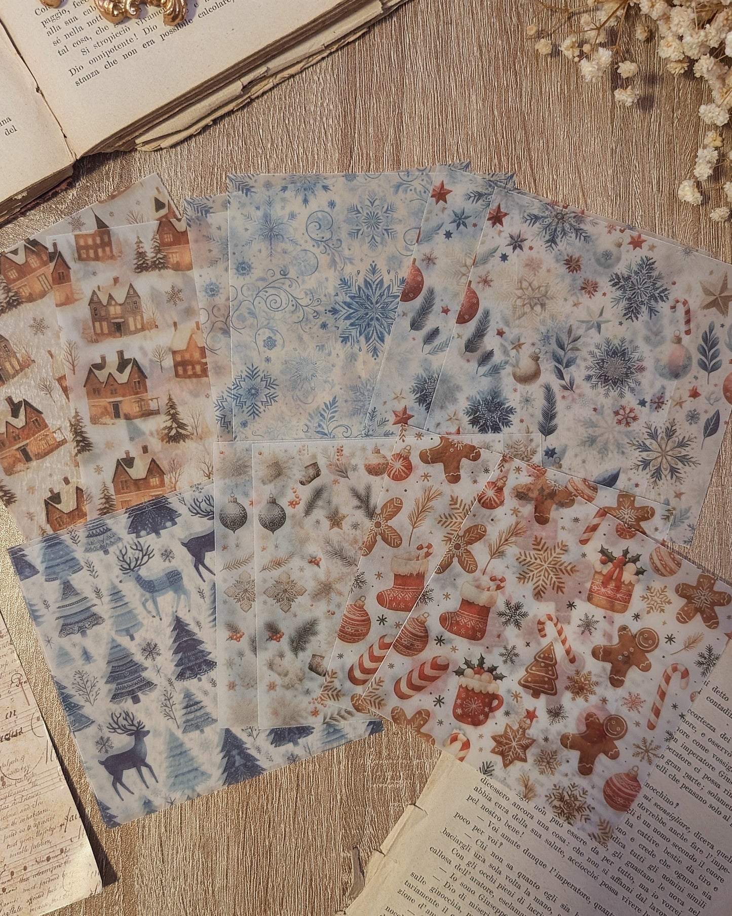 Christmas Vellum Paper