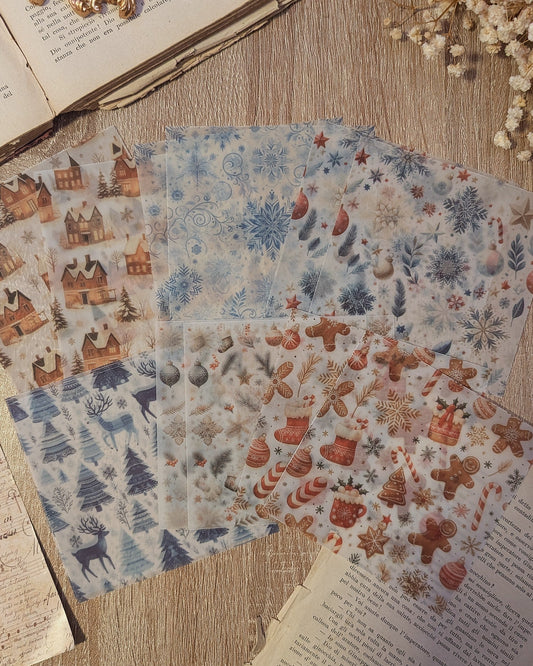 Christmas Vellum Paper