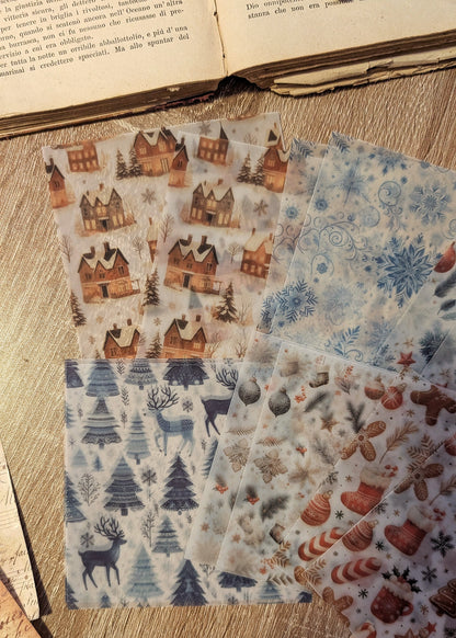 Christmas Vellum Paper