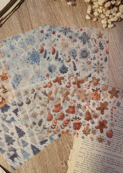 Christmas Vellum Paper
