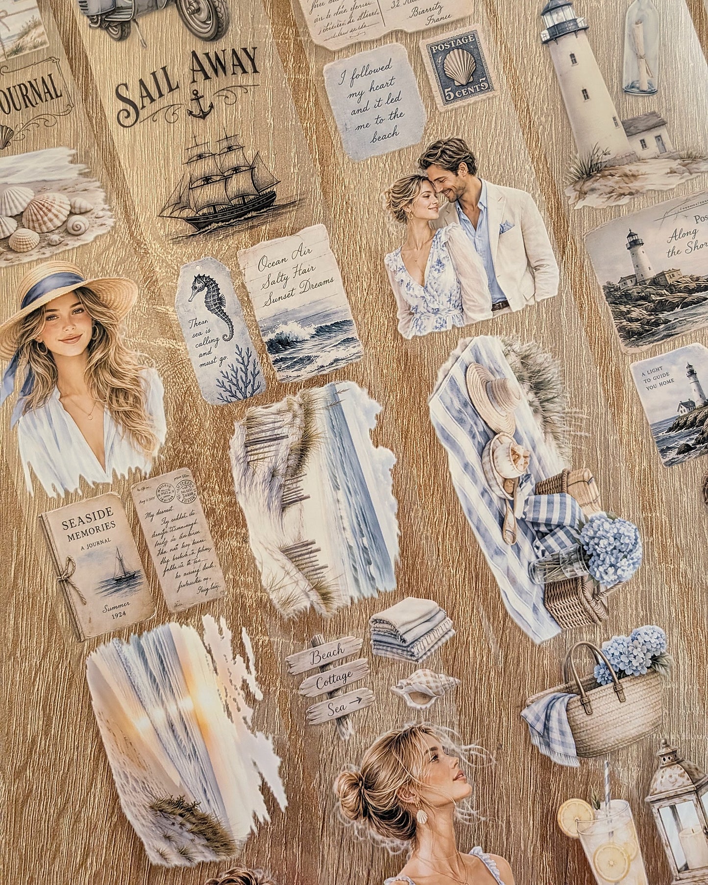 Postcards From The Coast | 3D Crystalink Clear PET Tape
