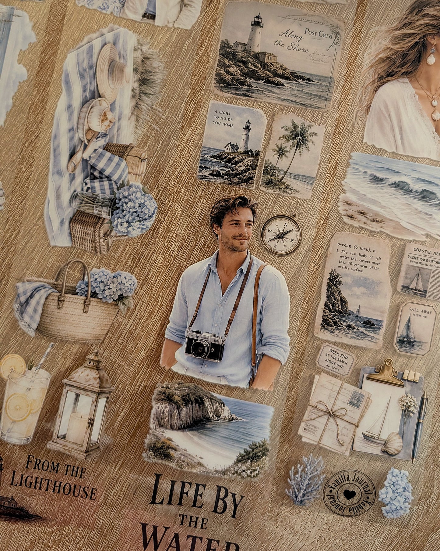 Postcards From The Coast | 3D Crystalink Clear PET Tape