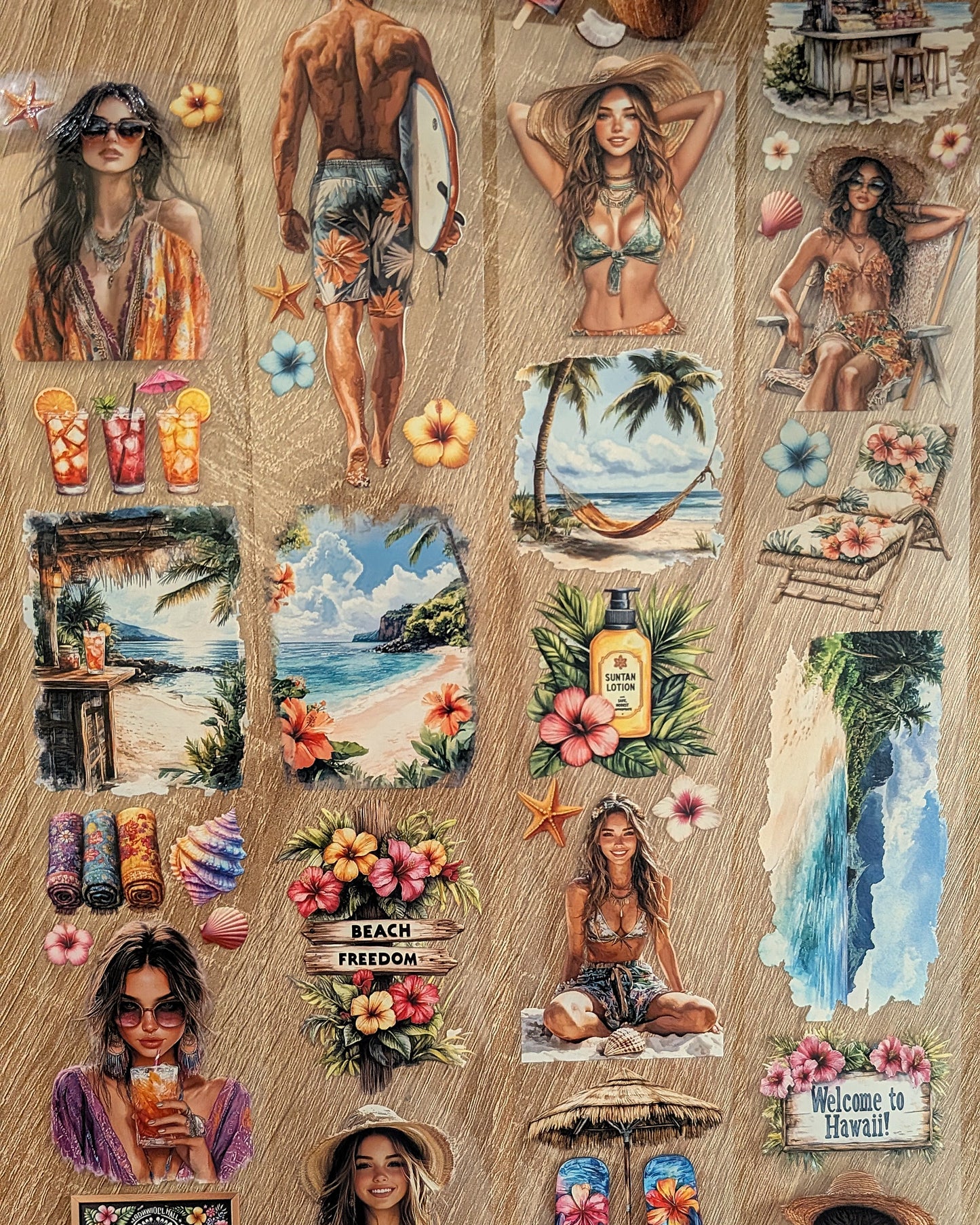 Sun Of Hawaii | 3D Crystalink Clear PET Tape